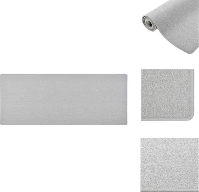 Produktbild von vidaXL Teppichläufer Hellgrau 80x200 cm -  Teppiche