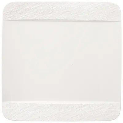 Produktbild von Villeroy & Boch Rock, Essteller, Rechteckig, Porzellan, Weiß, 280 mm, 280 mm