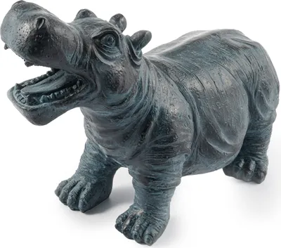 Produktbild von esotec Wasserspeier-Figuren Flusspferd Hippo | Einzelfigur Teichfigur 100738