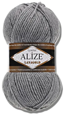 Obrázek produktu pro Alize 1x 100g příze Lanagold, unifikovaná barva, vhodná pro háčkování a pletení (21)