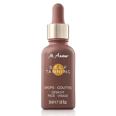 Produktbild von M. Asam SUN Self Tanning Drops (30 ml) – Flüssiges Selbstbräuner-Konzentrat zum Mischen mit der Gesichtspflege