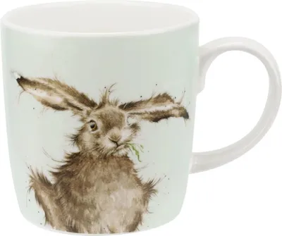 Produktbild von Wrendale Designs Porzellan-Becher Hase Morgenmuffel