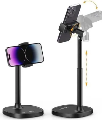 Produktbild von Handy Ständer Verstellbar Multi-Winkel Phone Holder Kompatibel mit iPhone Samsung Huawei Xiaomi Rotijn