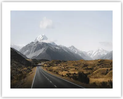 Produktbild von Poster - Poster ohne Rahmen - Weg Berg Gipfel - 50x40 cm - Wand Bild - Wanddeko - Wandbilder - Kunstposter - Wandposter - Bilder - Kunstdruck - Wanddekoration - Wandbild - P2XAA50x40-4833