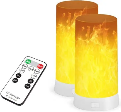 Produktbild von LED Dekolicht LED-Partyflammenlicht mit Fernbedienung, 3 W, USB-Aufladung