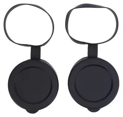 Immagine prodotto di 2pcs tappi obiettivo in gomma -protezione -snug -fit -copertura telescopio per binocoli monoculari ID 61-64 mm