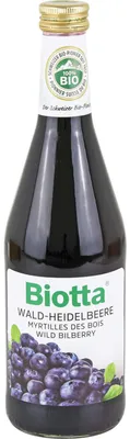 Obrázok produktu pre Šťava z lesných čučoriedok Biotta, 500 ml šťavy