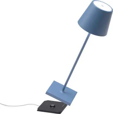 Obrázek produktu pro Zafferano Stolní lampa na baterie Poldina Pro 380mm Blue