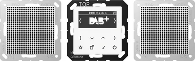 Produktbild von JUNG Einsatz-Radio aws Basis+zentr.Abdeckpl UP