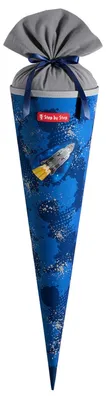 Produktbild von Step by Step Schultüte School Cone Rocket Novo blau