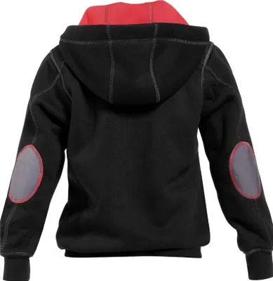 Productafbeelding van DASSY sweatshirt voor kinderen, model WATSON, zwart/rood, maat 98/104