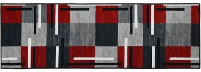 Produktbild von Famanu Fußmatte Modern Waschbar 40 x 200 cm mit Antirutsch-Unterseite