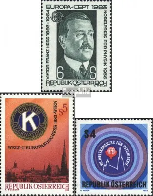 Produktbild von Briefmarken Österreich 1983 Mi 1743,1744,1745 (kompl.Ausgaben) postfrisch Sondermarken