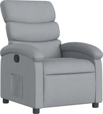Produktbild von vidaXL Relaxsessel Hellgrau Stoff