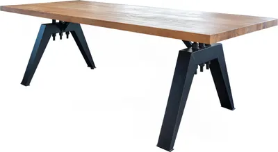 Produktbild von KAWOLA Esstisch REY Akazie massiv Gerade Kante 240x100cm