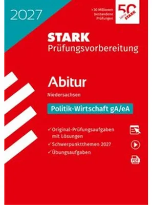 Produktbild von STARK Politik-Wirtschaft gA/eA - Abitur 2027 Niedersachsen - Prüfungsvorbereitung