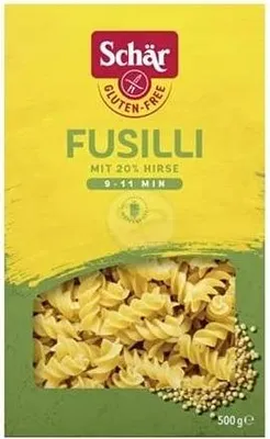 Produktbild von SCHÄR Senza Glutine Fusilli Glutenfrei Pasta mit 20% Hirse 500g