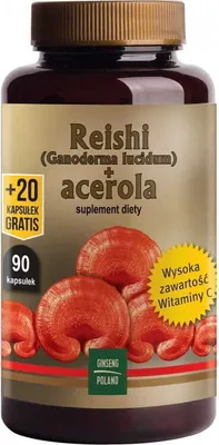 Produktbild von Reishi + Acerola 110 Kapseln GINSENG