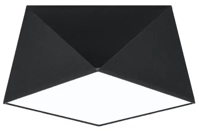 Obrázek produktu pro Stropní svítidlo HEXA 25 černé 1xE27 15W PVC 15x25x25cm Sollux Lighting