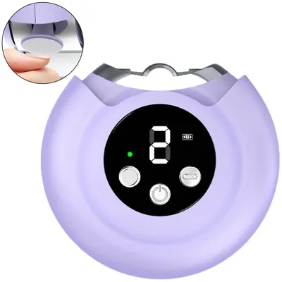 Produktbild von Elektrischer 3-in-1 Nagelknipser mit LED, 3 Geschwindigkeiten, praktischer Nageltrimmer für Erwachsene und Senioren