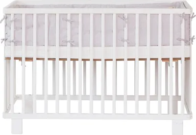 Produktbild von GEUTHER Kinderbett-Nestchen 233 cm | Für Babybett, Beistellbett & Laufgitter | Baumwolle | Extra hoch | Waschbar | Mit Bindebändern