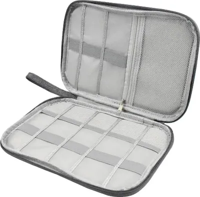 Zdjęcie produktu dla Kompaktowy Organizer Podróżny - Torba Etui na Kable i Ładowarki