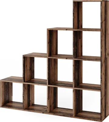Produktbild von Treppenregal Vicco  Antikholz 142.5 x 140 cm, Model 36549