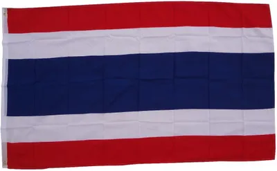 Produktbild von Thailand Nationalflagge Sturmflagge 90x150 cm wetterfest und robust aus Polyester