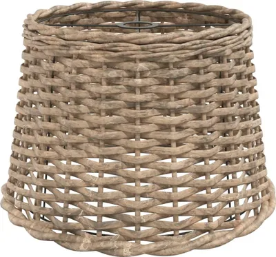 Obrázok produktu pre vidaXL Tienidlo na svietidlo hnedé Ø40x26 cm Prútie