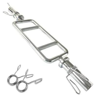 Productafbeelding van Halterstang 10 kg - Roestvrij Staal - Voor Biceps En Triceps Training