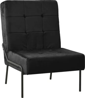 Obrázek produktu pro Relaxační židle 65 x 79 x 87 cm černá samet