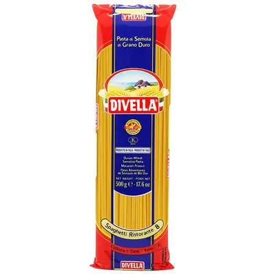 Immagine prodotto di Pasta Divella Spaghetti n. 8 Pasta originale italiana 500g
