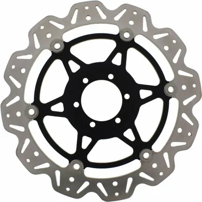 Productafbeelding van EBC VEE VR2003BLK remschijf, drijfringtype, voor, diameter 320 mm, 6 bouten