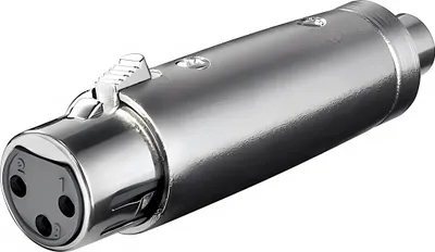 Produktbild von XLR Adapter, Cinch Buchse > XLR Buchse 3Pin
