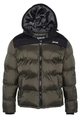 Produktbild von SCHOTT NYC Jungen UTAH2B KINDER DAUNENJACKE MIT KAPUZE UND SCHOTT SCHULTERPASSE,