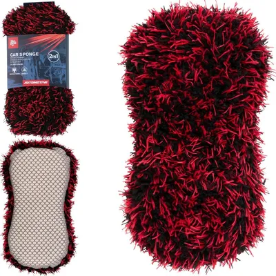 Produktbild von Dirt Devil Mikrofaser-Zweiseiten-Schwamm 23×12 cm – Auto Wasch- und Reinigungsschwamm