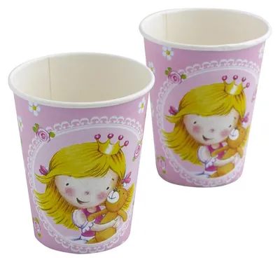 Produktbild von Kleine Prinzessin Sweet Little Princess Party Becher Pappbecher 8 Stück