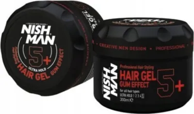 Obrázok produktu pre NISHMAN Gél na vlasy 5+ 300 ml - Gumený efekt
