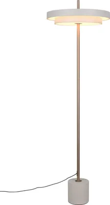 Obrázok produktu pre Stojacia lampa LED, teplá sivá, dotykový stmievač, H 138 cm