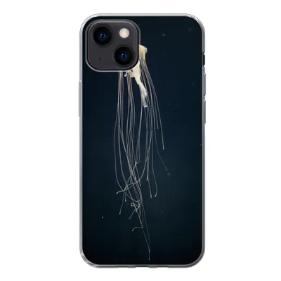 Produktbild von MuchoWow® Handyhülle Schutzhülle Hülle für iPhone 13 mini Qualle - Meerestier - Tentakel Silikon Softcase Handy Hülle - Softcase
