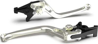 Produktbild von Bremshebel LSL BOW R12 mit ABE für KTM SMC R ABS, Ducati Scrambler Duke Monster Dark Adventure i.e. 400 - 1100 ccm Bj. 1972 - 2019, Farbe Hebel:silber, Farbe Versteller:silber