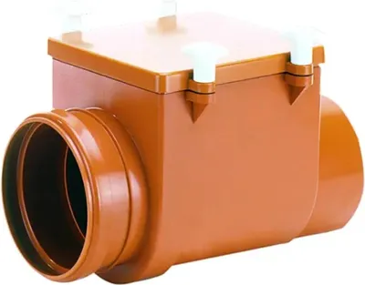 Produktbild von HL Hutterer & Lechner HL710 RStauverschl. DN110 m. Niroklappe, 1 Stk.