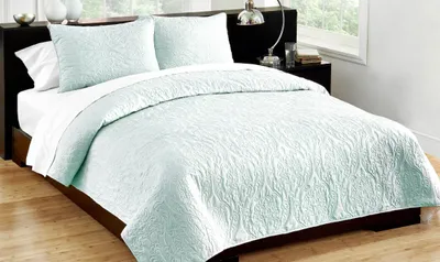 Produktbild von 3 tlg. Tagesdecke Bettüberwurf 250cm x 240cm + 2 Kissenbezüge 50cm x 70xm