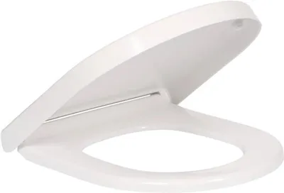 Produktbild von Azomor® Elegante Toilettensitz mit Softclose-Funktion und zeitlosem weißen Design