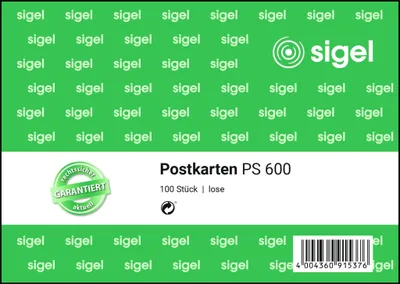 Produktbild von SIGEL PS600 Postkarten, lose, A6 q, 100 Stück