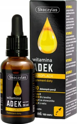 Produktbild von SKOCZYLAS Vitamine ADEK Vitamin A D3 EK MK-7 Tropfen IMMUNITY 30 ml