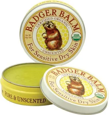 Immagine prodotto di Badger Tin Badger Balm Unscented Handcreme beanspruchte Hände Olivenöl & Bienenwachs720303