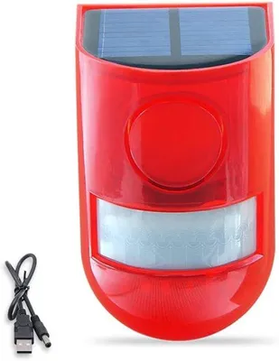 Obrázok produktu pre Siréna s detektorom pohybu, vodotesná, 110 dB, infračervená, pre dom a záhradu