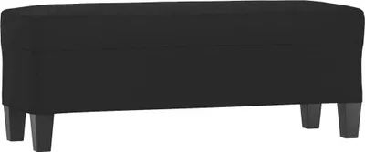 Produktbild von Sitzbank Schwarz 100x35x41 cm Mikrofasergewebe