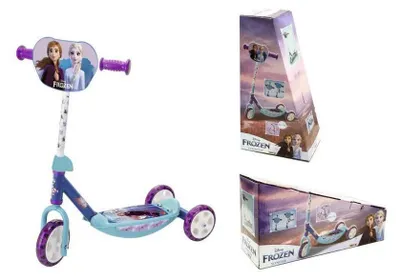 Produktbild von Smoby Frozen Kinderroller 3 Räder höhenverstellbar lila